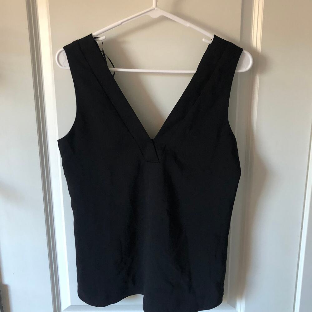 Cooper and Ella Women's Ellie Deep V Tank NWT's Black size XS $140 CE-M1665